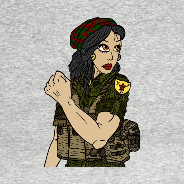 kurdistan, YPG women. kurdish power. by JJadx